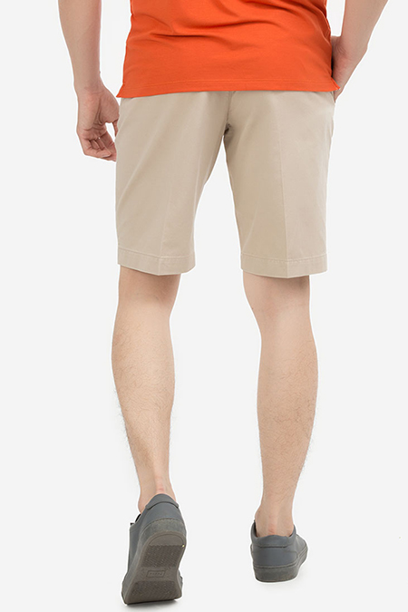 Quần Short Khaki nam Novelty màu kem NSKMMNMCTC1801241