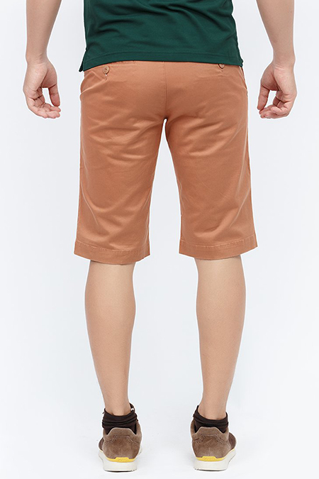 Quần Short khaki nam Novelty màu nâu nhạt NSKMMNNCSR1618670