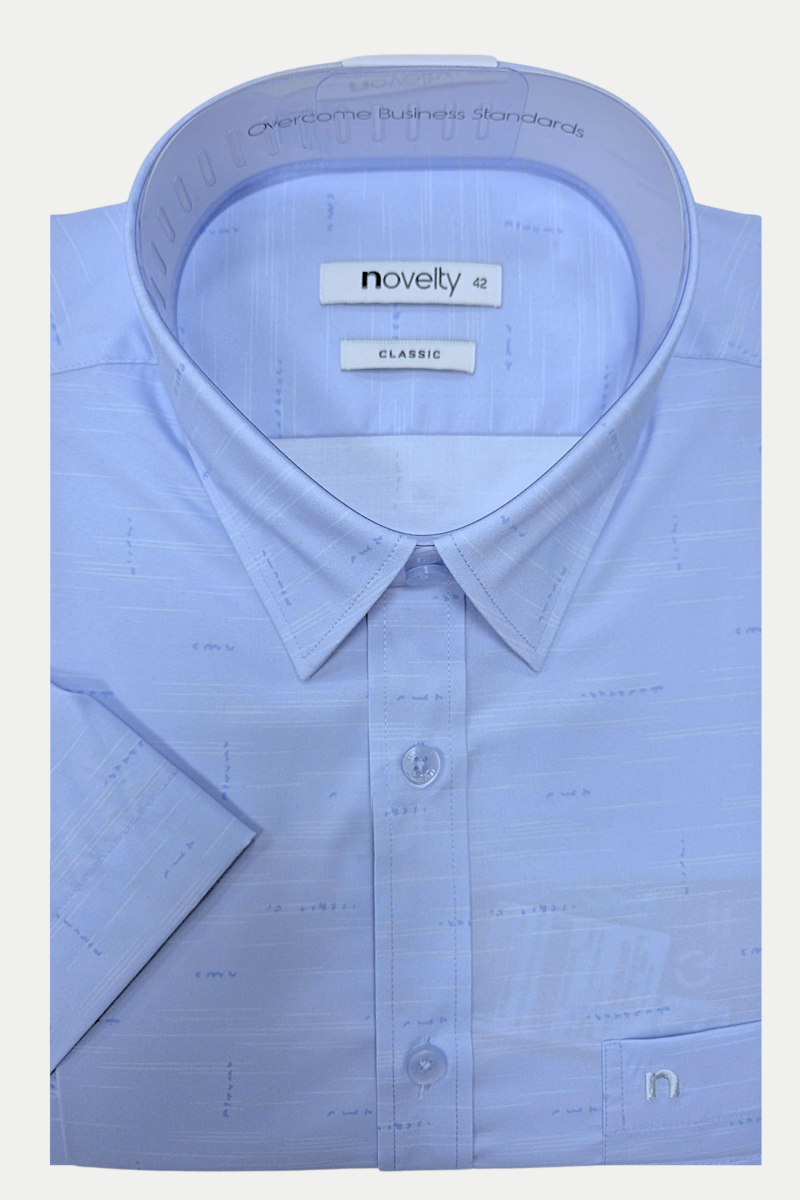 Áo sơ mi nam ngắn tay Novelty Classic hoa văn NSMMINMMSC240601N