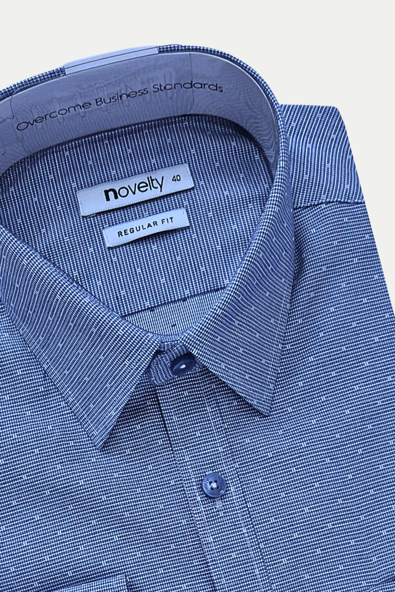 Áo sơ mi nam dài tay Novelty Regular fit Hoa văn NSMMINMTCR240608D