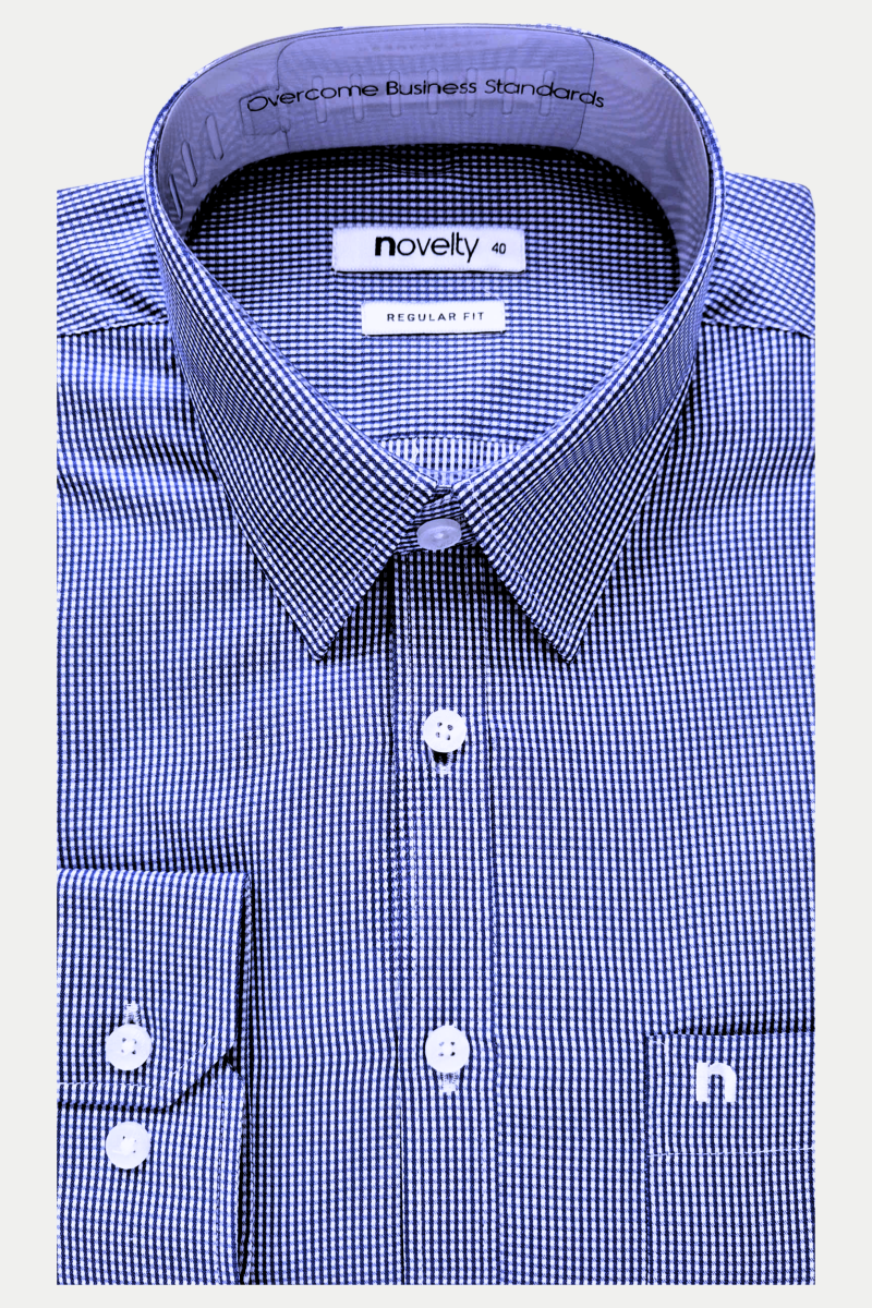 Áo sơ mi nam dài tay Novelty Regular fit Sọc nhỏ NSMMSNMTCR240609D