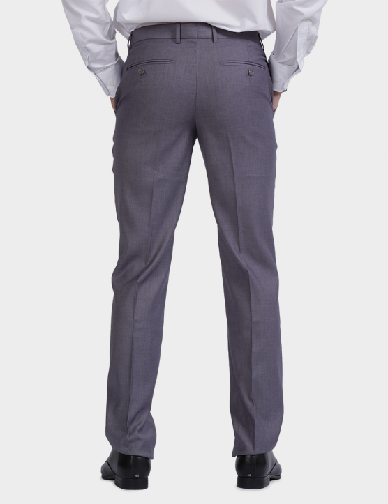 Quần tây 0ply Novelty regular fit màu xám NQTMMNMPRR1801410