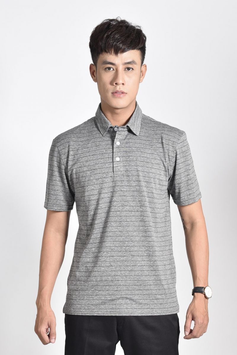 Áo Polo nam Novelty Regular fit kẻ sọc NATMSBNSPR181206N