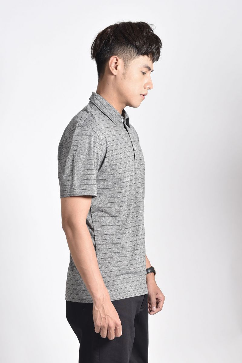 Áo Polo nam Novelty Regular fit kẻ sọc NATMSBNSPR181206N