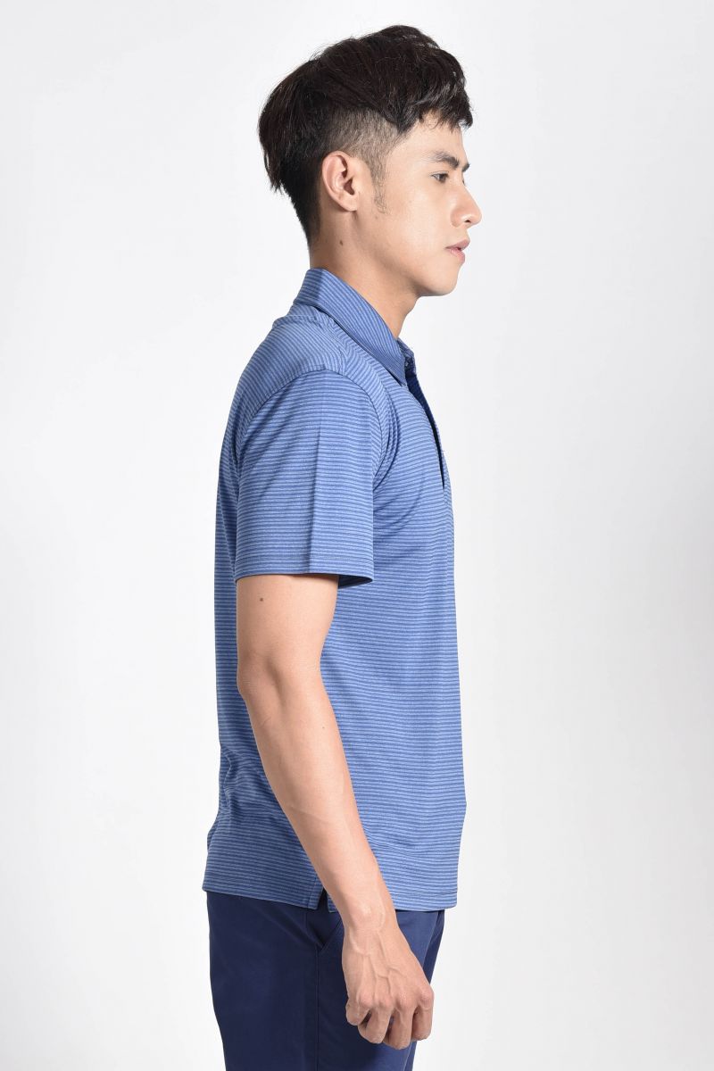 Áo Polo nam Novelty Regular fit kẻ sọc NATMSBNSPR181209N