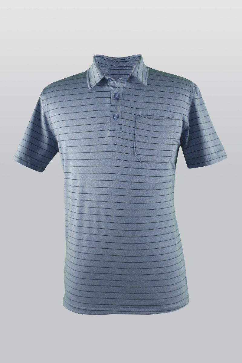 Áo thun Polo nam Novelty kẻ sọc 181208N