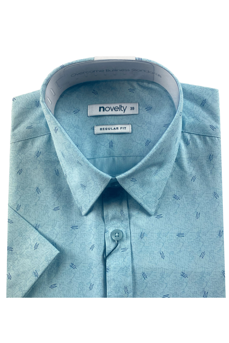 Áo sơ mi nam ngắn tay Novelty Regular fit NSMMINMTCR240280N
