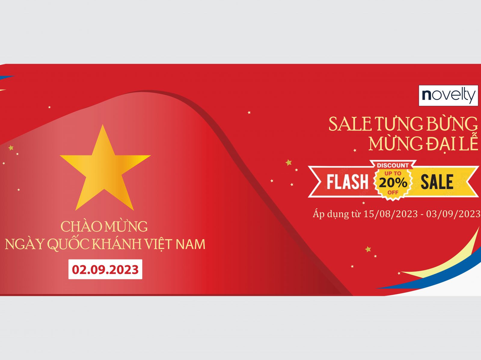 SALE TƯNG BỪNG - MỪNG ĐẠI LỄ 2/9