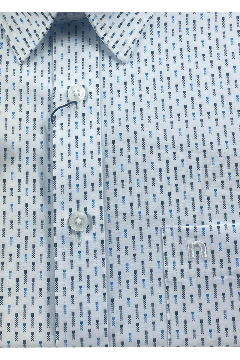 Áo sơ mi nam ngắn tay Novelty Casual  Hoa văn NSMMINMSPB240456N