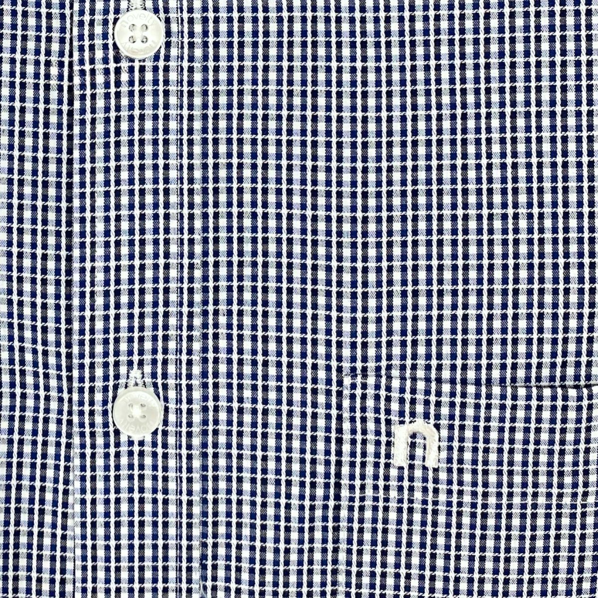 ÁO SƠ MI NAM DÀI TAY NOVELTY CLASSIC RECYCLED T/C CARO XANH ĐEN NSMMCNMRCC260879D