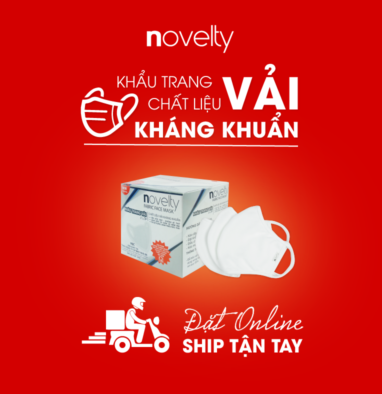 KHẨU TRANG VẢI NOVELTY - ĐẶT ONLINE - SHIP TẬN TAY