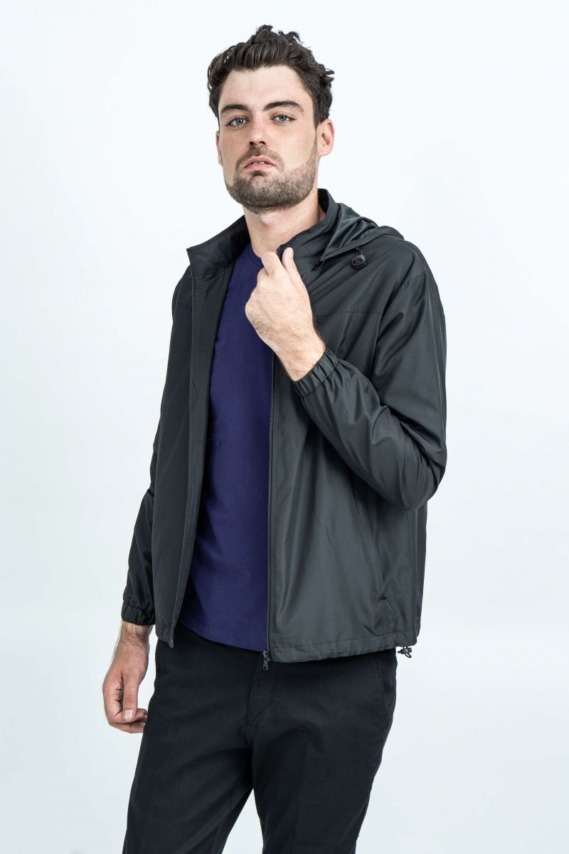 Áo Jacket nam Novelty 02 lớp màu đen NJKMMDMPLR1806422 Áo Jacket nam Novelty 02 lớp màu đen NJKMMDMPLR1806422