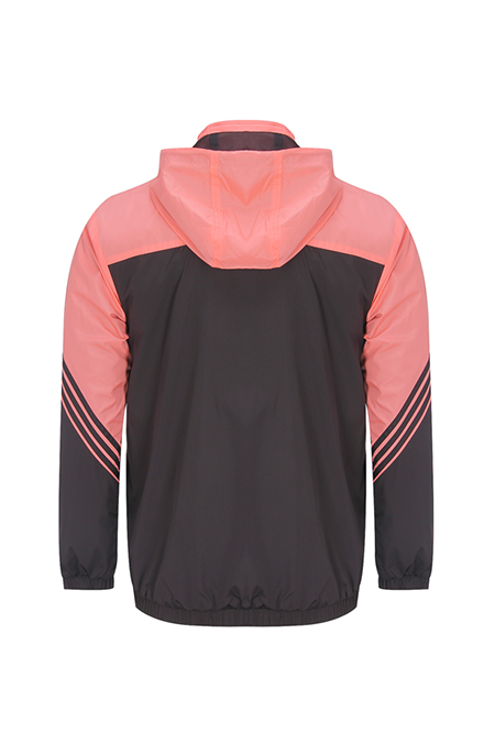 Áo Jacket nam Novelty 02 lớp nón rời thân phối màu cam NJKMMDNPLR1705612