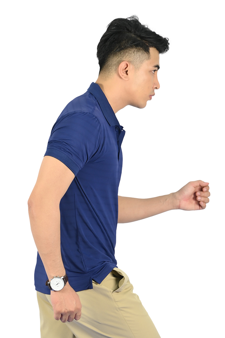 Áo Polo nam Novelty Regular fit màu xanh đen NATMMDMPSR210059N