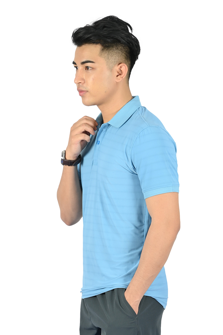 Áo Polo nam Novelty Regular fit màu xanh da trời NATMMTMPSR210060N