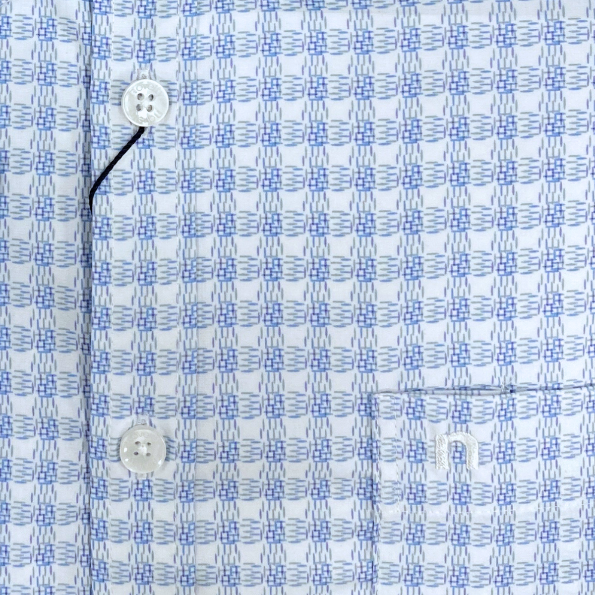 Áo sơ mi nam dài tay Novelty Regular fit Caro lớn NSMMCLMMSR240569D