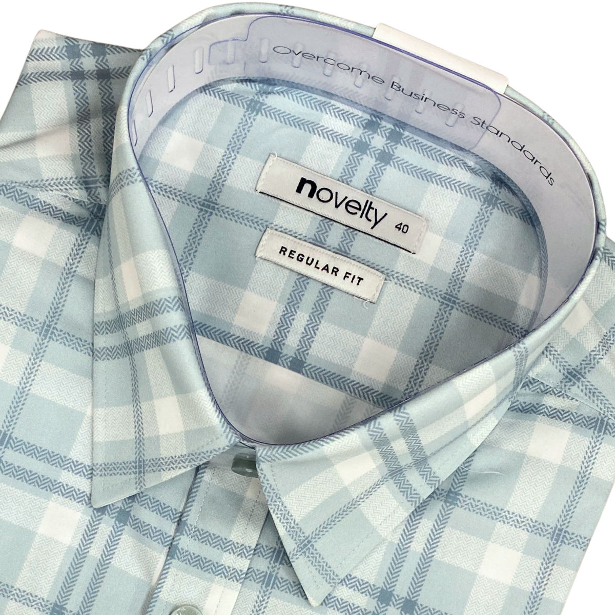 Áo sơ mi nam ngắn tay Novelty Regular fit Caro lớn NSMMCLMMSR240579N