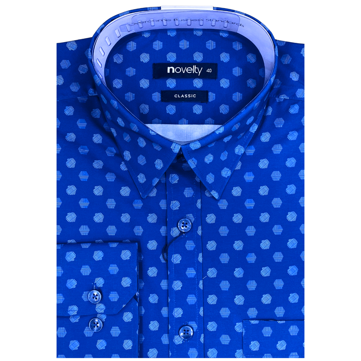 Áo sơ mi nam dài tay Novelty Classic Hoa vănNSMMINMMSC240576D Áo sơ mi nam dài tay Novelty Classic Hoa vănNSMMINMMSC240576D