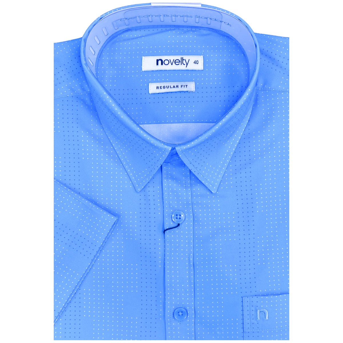 Áo sơ mi nam ngắn tay Novelty Regular fit Hoa văn NSMMINMMSR240582N Áo sơ mi nam ngắn tay Novelty Regular fit Hoa văn NSMMINMMSR240582N