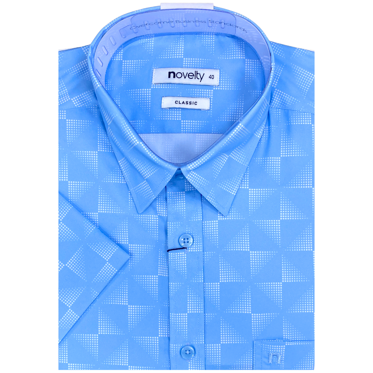 Áo sơ mi nam ngắn tay Novelty Classic Hoa văn NSMMINMMSC240583N Áo sơ mi nam ngắn tay Novelty Classic Hoa văn NSMMINMMSC240583N
