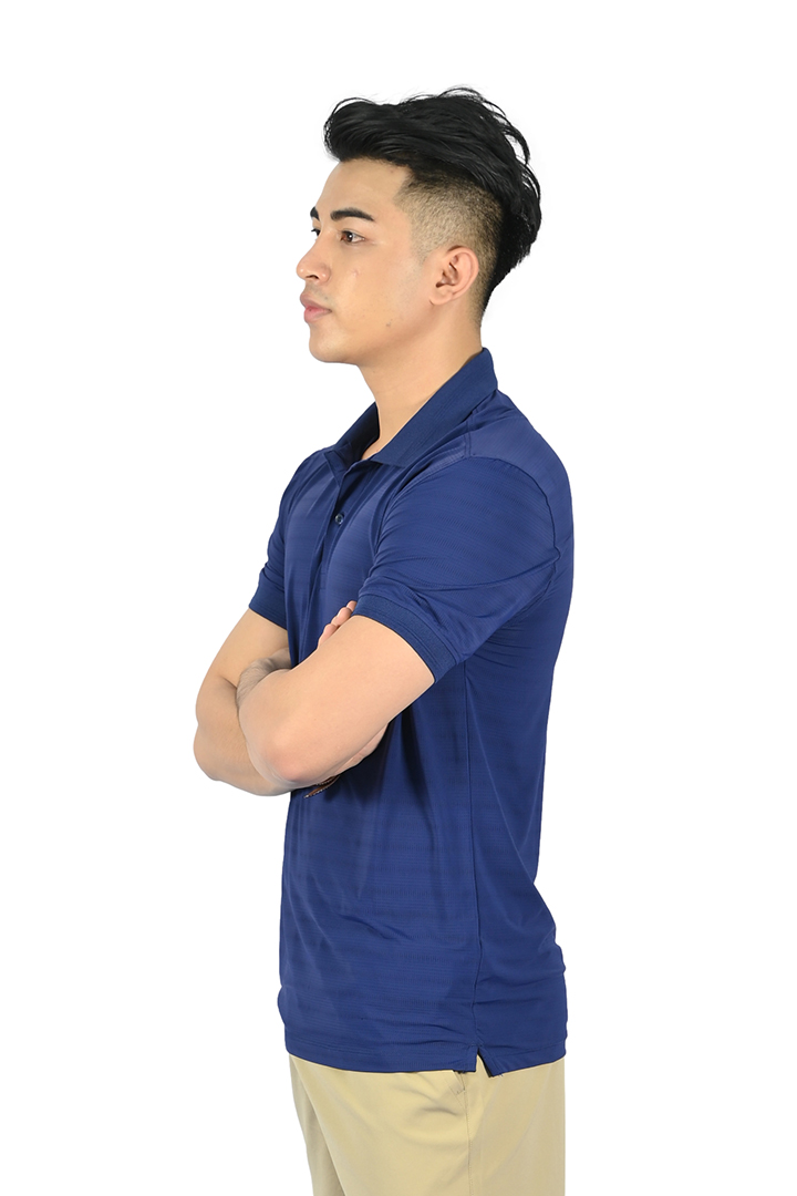 Áo Polo nam Novelty Regular fit màu xanh đen NATMMDMPSR210059N