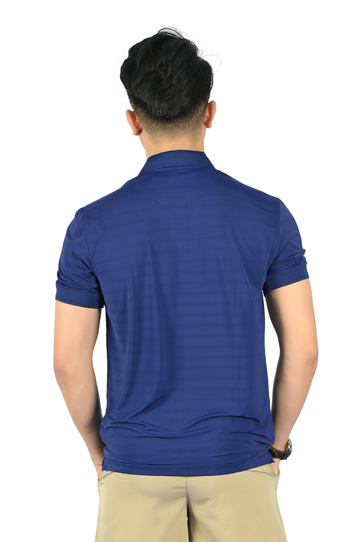 Áo Polo nam Novelty Regular fit màu xanh đen NATMMDMPSR210059N