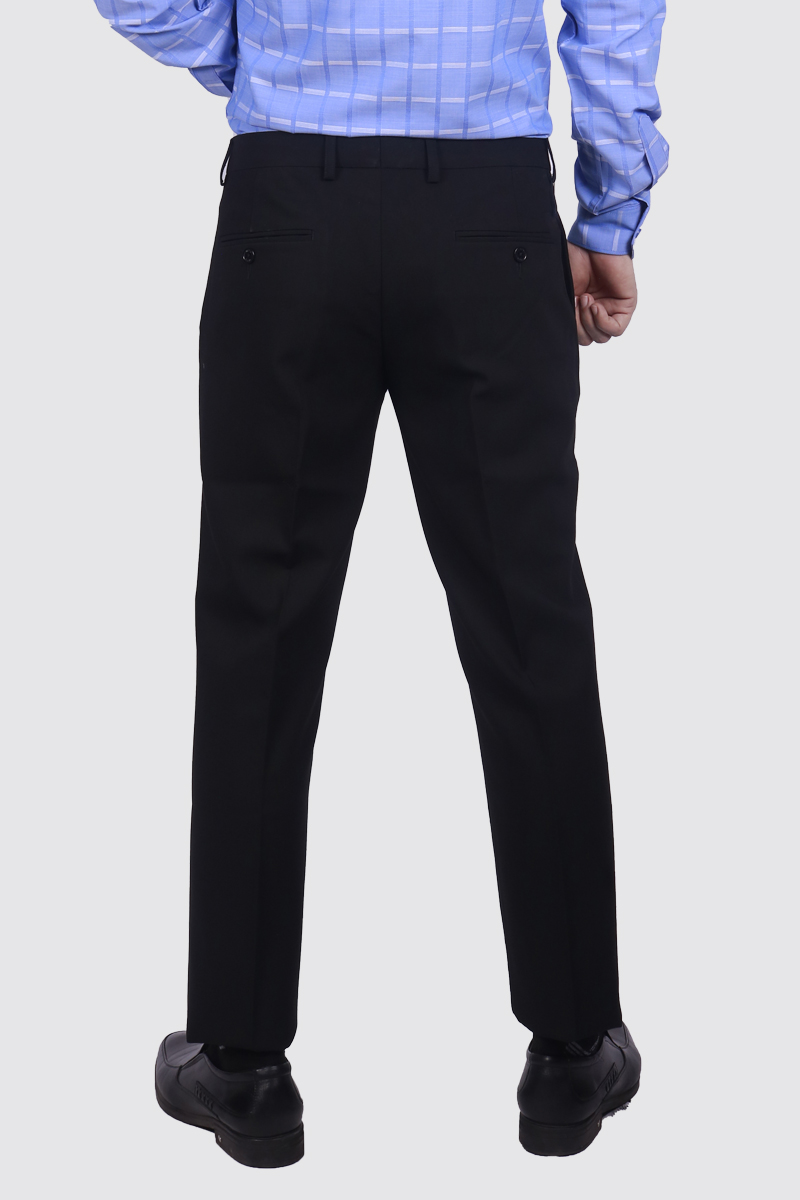 Quần tây nam Novelty Slim fit màu đen NQTMMDMT3F2404410