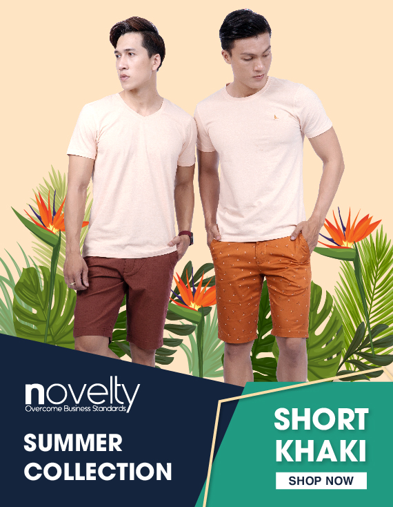 SHORT KHAKI x T-SHIRT - GHI ĐIỂM PHONG CÁCH THỜI TRANG NAM