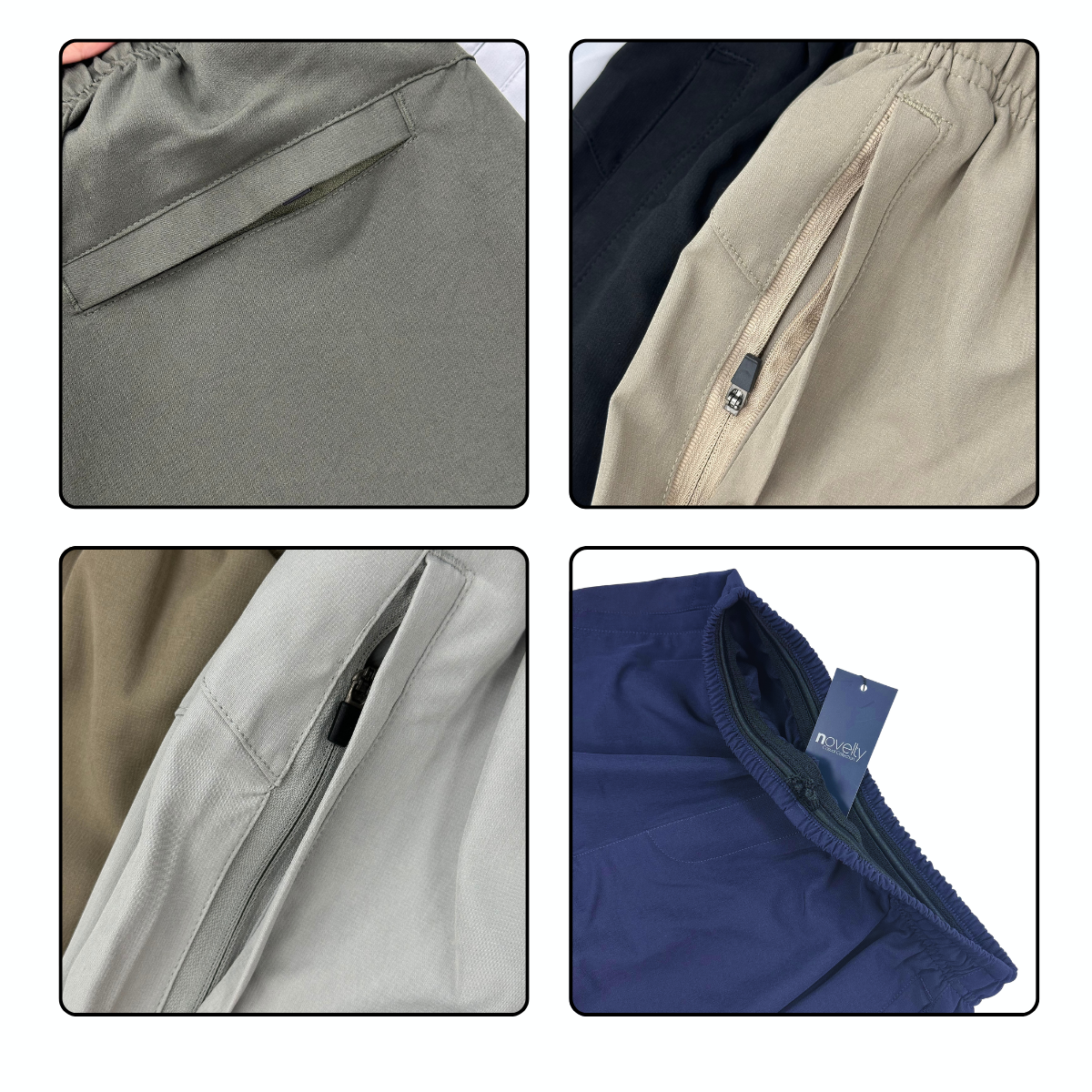 QUẦN SHORT THỂ THAO NAM NOVELTY REGULAR FIT XÁM ĐẬM NSHMSBMPSR250433N
