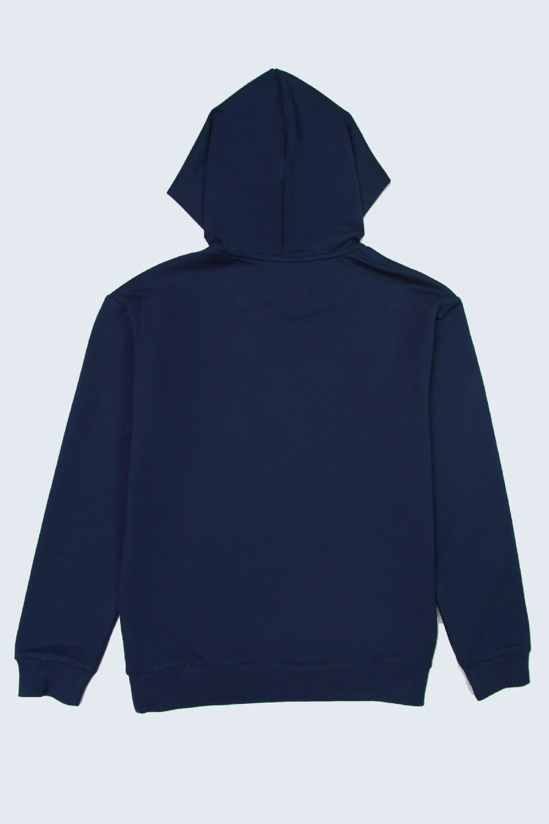 Áo Hoodie nam Novelty màu xanh đen in họa tiết 200543A