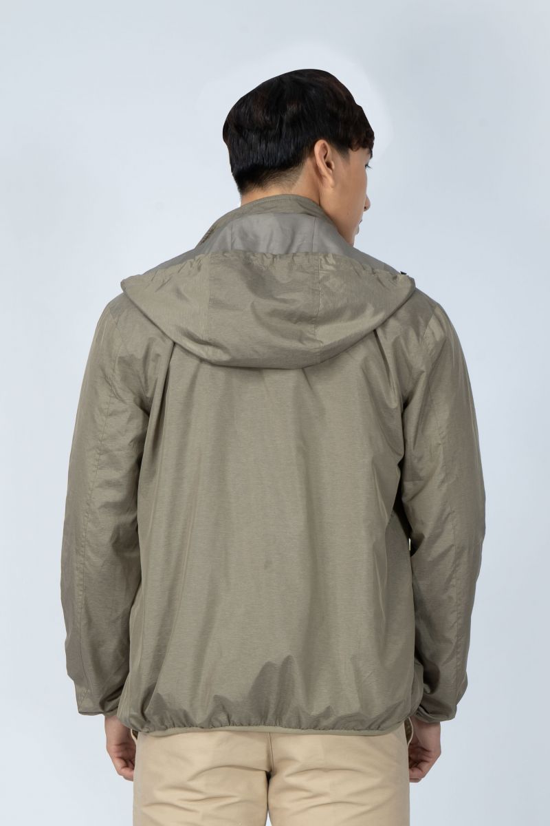 Áo jacket 2 lớp nam Novelty vàng đồng melange NJKMMTMPLR1906582