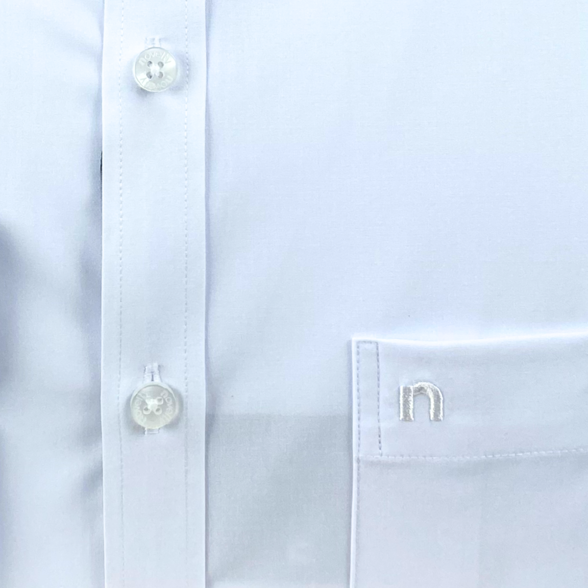 ÁO SƠ MI TRẮNG DÀI TAY NOVELTY REGULAR FIT MODAL NSMMMWMT3R250407D