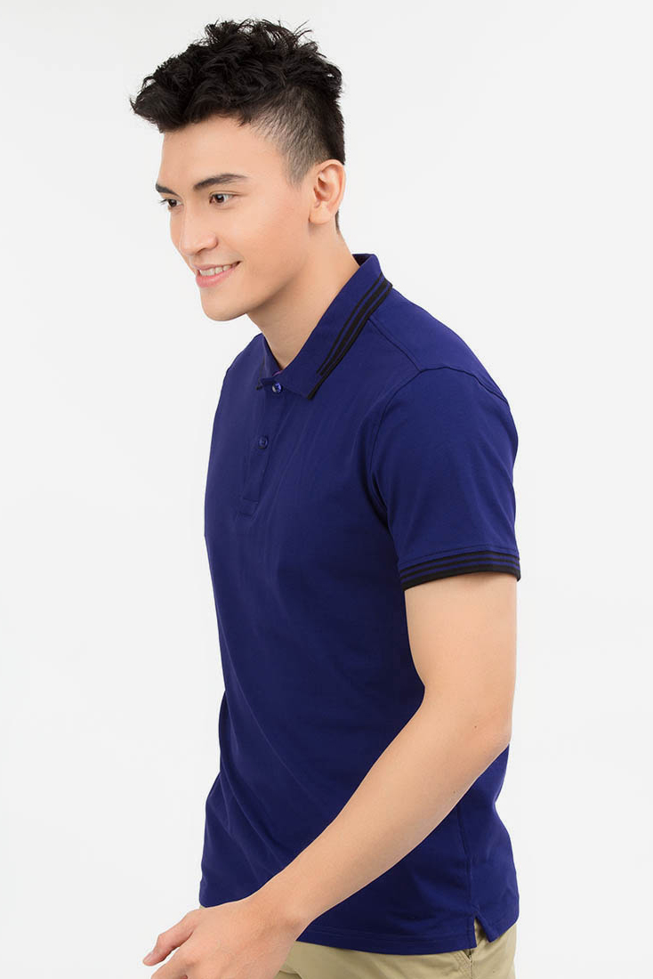 Áo Polo nam Novelty Regular fit màu tím NATMMTMCSR180021N