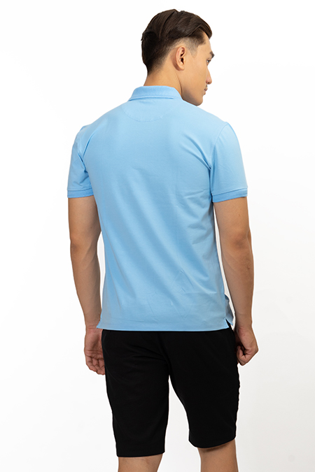 Áo Polo nam Novelty màu xanh biển NATMMTMCSR191161N