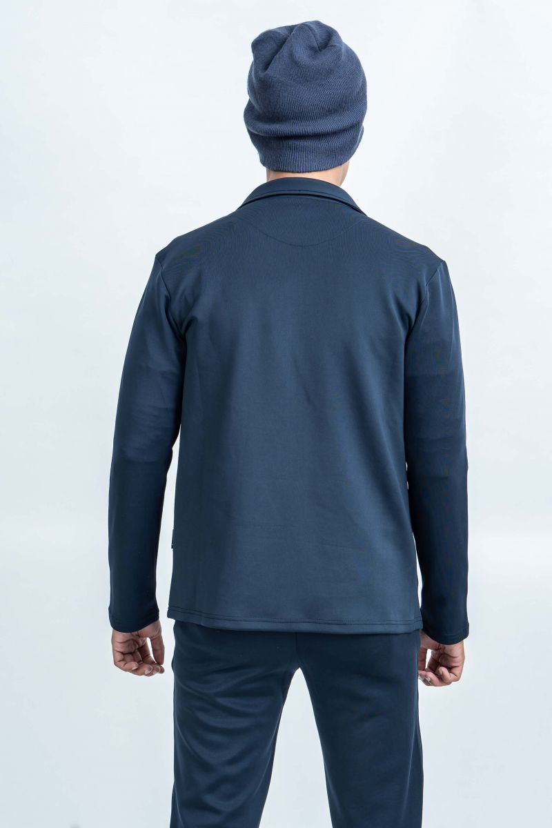 Bộ thun nam Novelty Regular Fit xanh đen NBTMMDMPSR180683B