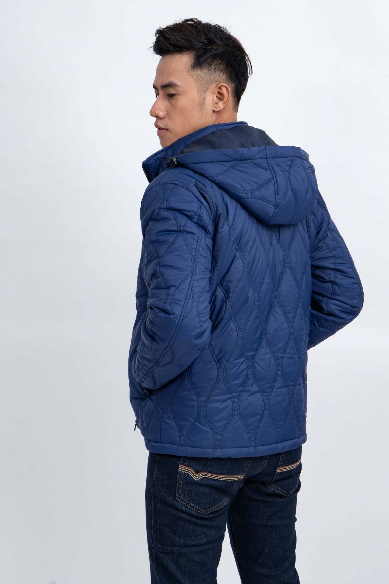 Áo Jacket nam Novelty  03 lớp màu xanh đen 1806283