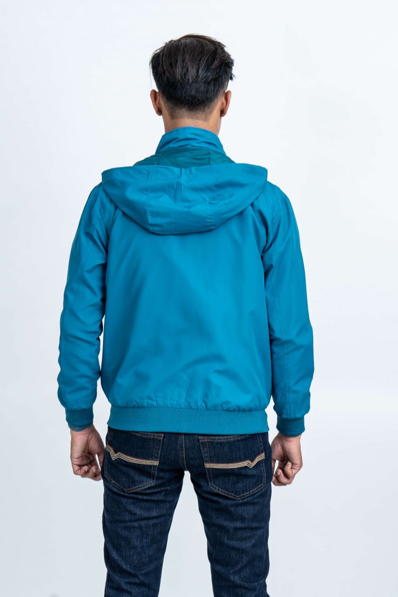 Áo Jacket nam Novelty 02 lớp màu xanh ve chai NJKMMDMPLR1806342