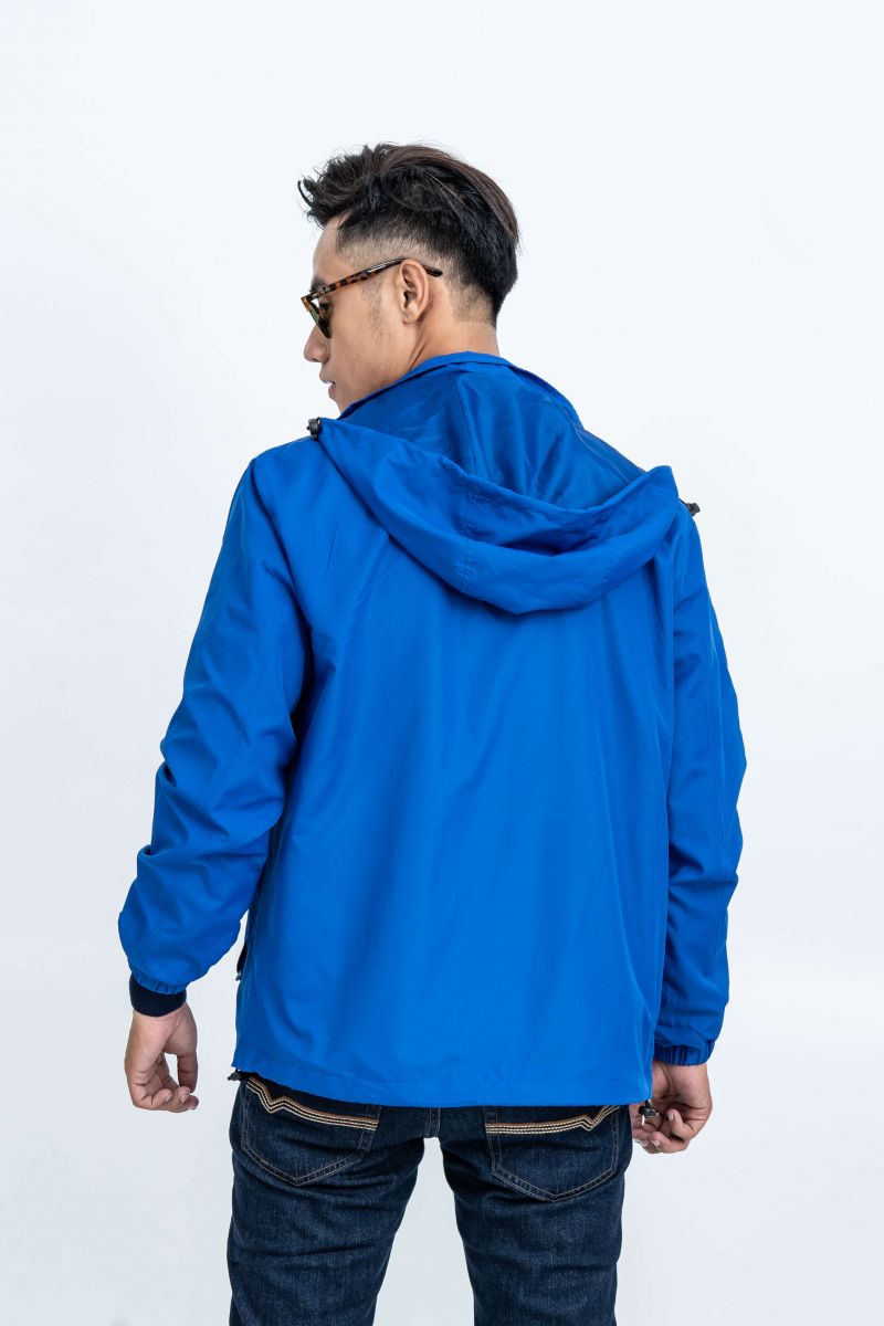 Áo Jacket nam Novelty 02 lớp màu xanh Coban NJKMMDMPLR1806452