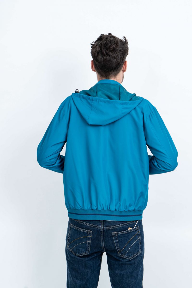 Áo Jacket nam Novelty 02 lớp màu xanh ve chai NJKMMDMPLR1806542