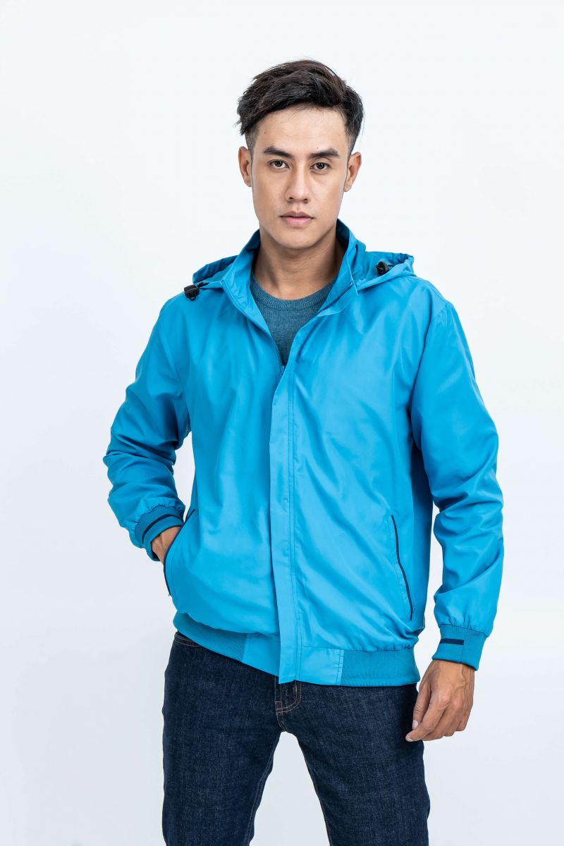 Áo Jacket nam Novelty 02 lớp màu xanh Yamaha NJKMMTMPLR1806562