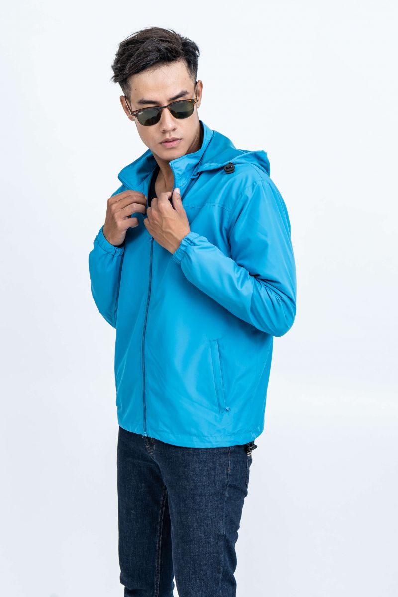 Áo Jacket nam Novelty 02 lớp màu xanh Yamaha NJKMMTMPLR1806462