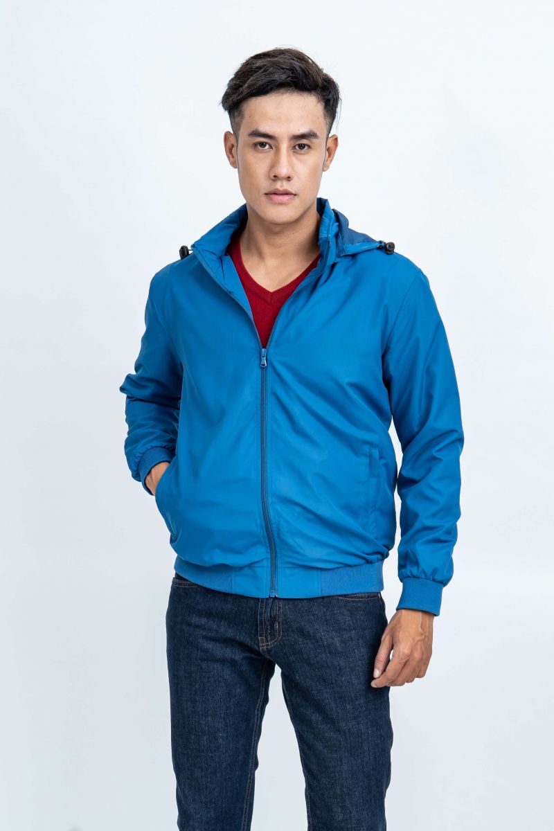 Áo Jacket nam Novelty 02 lớp màu xanh Yamaha 1806362