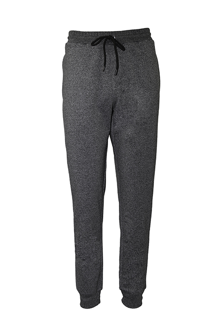Quần Jogger nam Novelty trơn màu xám đậm Melange NQGMMDMT3R212728Q
