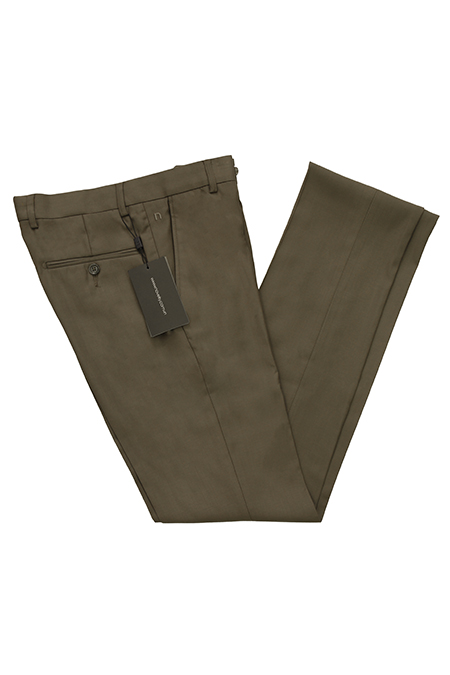 Quân tây nam Slimfit 0Ply nâu đậm NQTMMTMPRF1804480