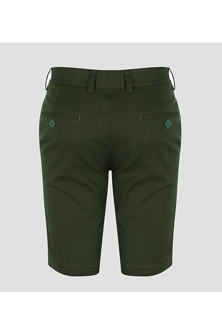 Quần Short Khaki Novelty 0Ply họa tiết màu rêu 1811970