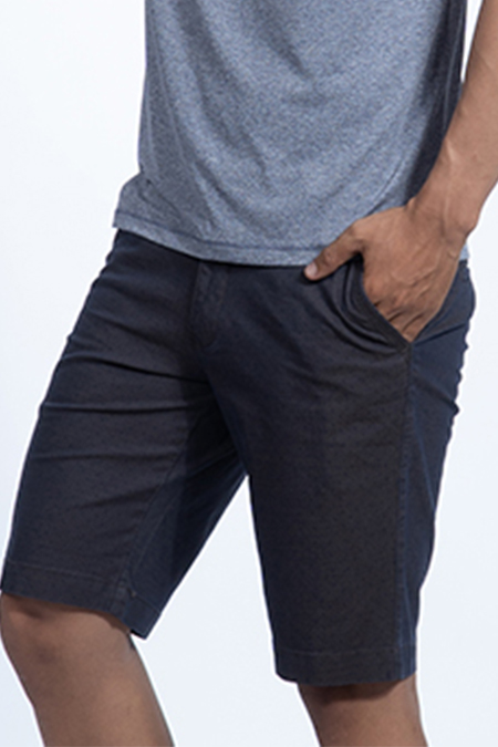 Quần Short kaki Novelty đen xám NSKMHTNCSR1901740