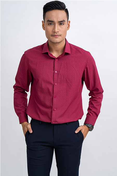 Áo sơ mi nam Novelty dài tay Regular Fit 181083D