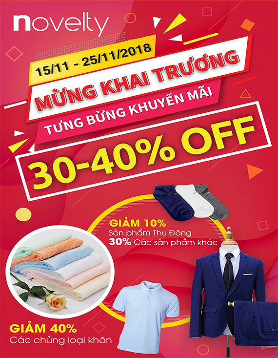 Novelty khai trương cửa hàng mới tại đường Huỳnh Tấn Phát, Quận 7, Tp.HCM