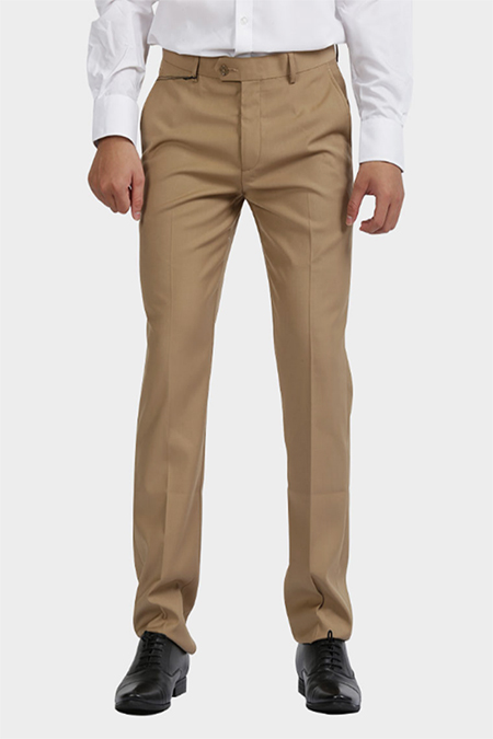 Quần tây Novelty Regular fit màu nâu NQTMMNMPRR1801430