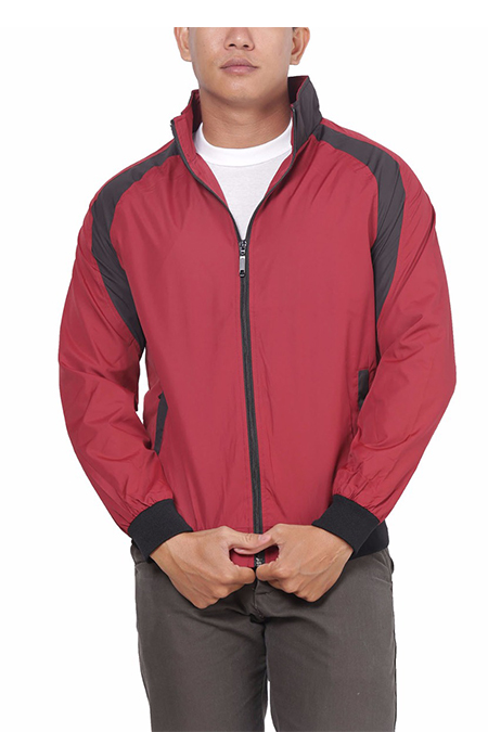 Áo Jacket nam Novelty 02 lớp màu đỏ phối sọc 1705352